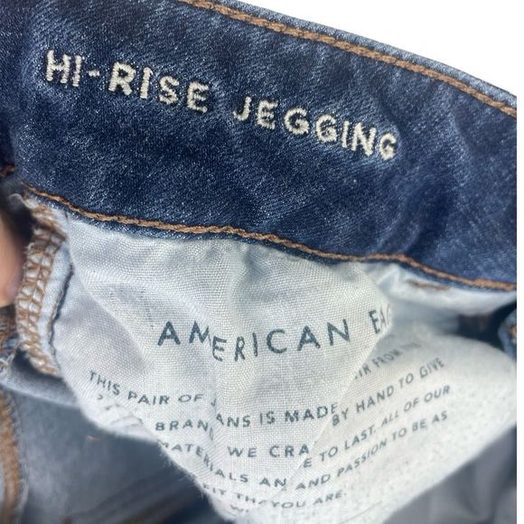 American Eagle High Rise Jegging - Distressed Sz 6 - Picture 5 of 9
